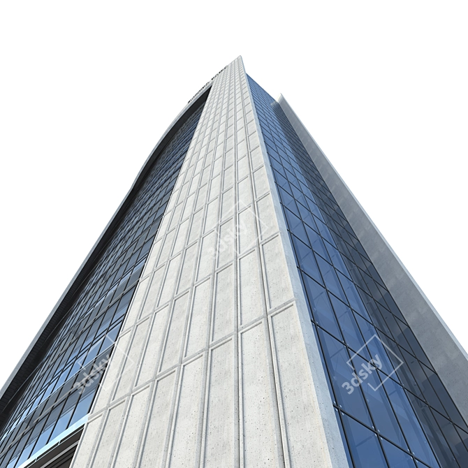 Precise High-Rise Office Model 3D model image 3