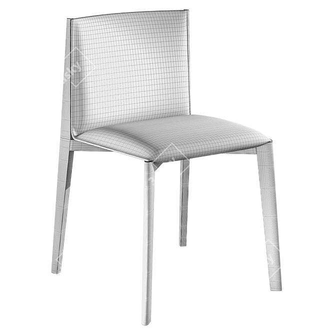 Sleek IONIS Modern Chair 3D model image 2