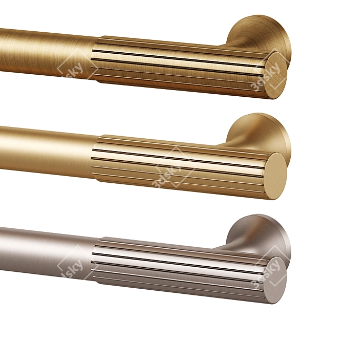 KANA Meraki Brass Handles Set 3D model image 2