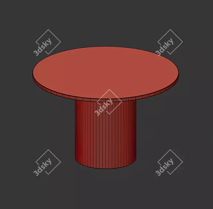 Contemporary TAGADÀ Round Table 3D model image 3