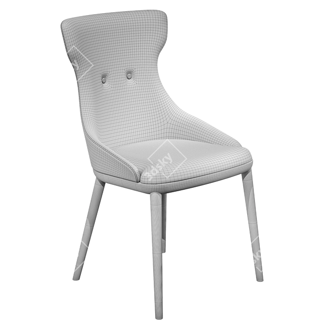 Porada ANDY Chair: Flexibility and Elegance 3D model image 2