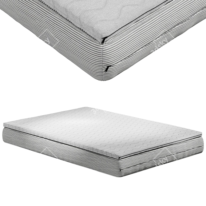 Turbo Smooth Mattress Model 3D model image 1