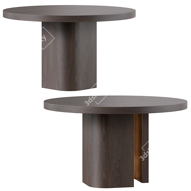 Modern Oslo Table by Norde 3D model image 3