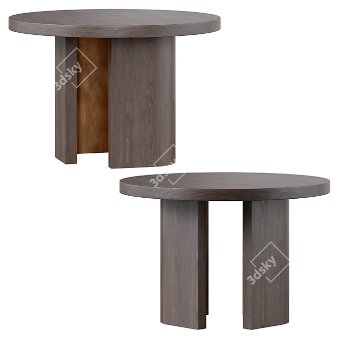 Modern Oslo Table by Norde 3D model image 4