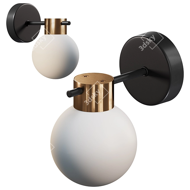 Freya Gatsby Wall Sconce 3D model image 1