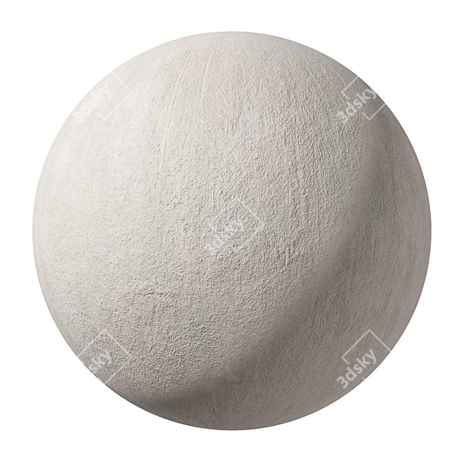 Versatile Seamless Plaster Material 64 3D model image 1