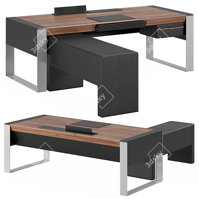 Modern Executive Desk SAVANA 2015 3D model image 3