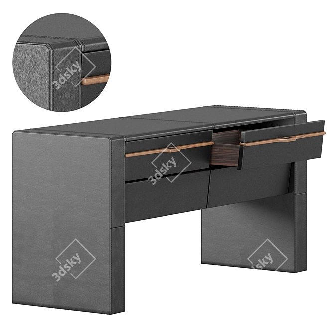 Modern Executive Desk SAVANA 2015 3D model image 4