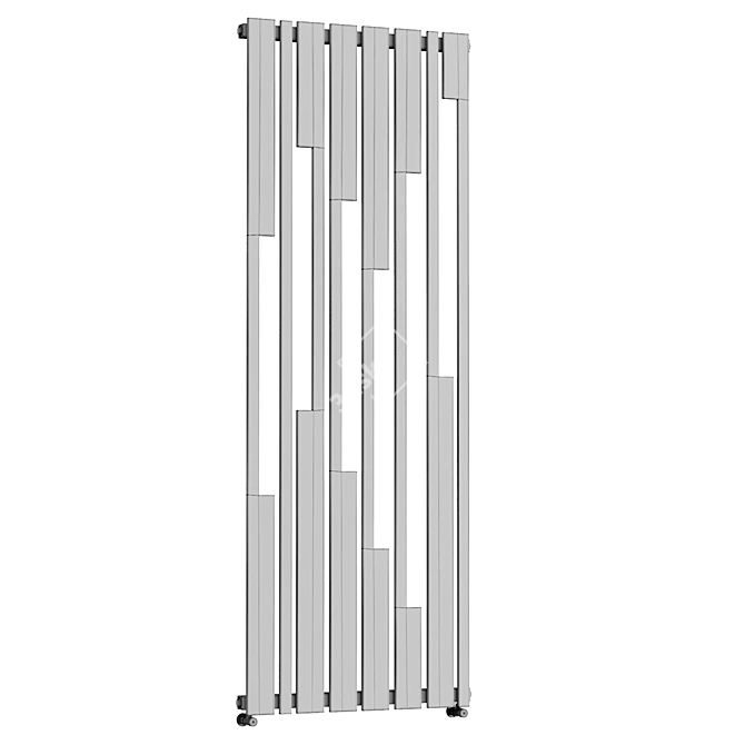 Stradivari Stainless Steel Designer Radiator 3D model image 3