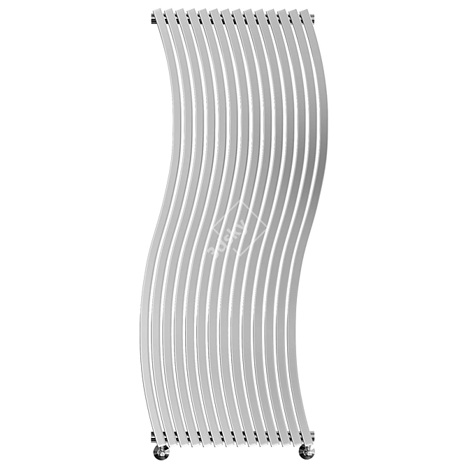  Stylish Vertical Lola Radiator 3D model image 2