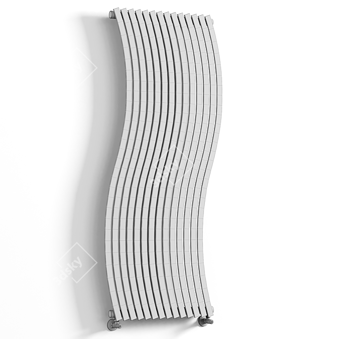  Stylish Vertical Lola Radiator 3D model image 3