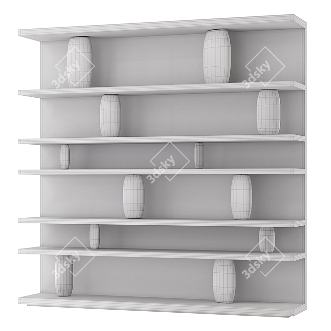 Galet Bookcase by Liaigre 3D model image 2