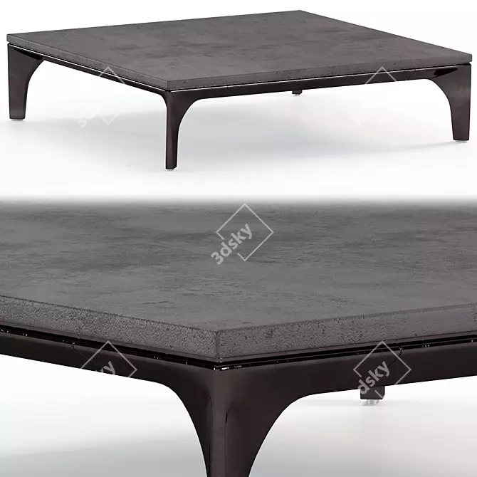 Natuzzi Skyline Coffee Table 3D model image 2