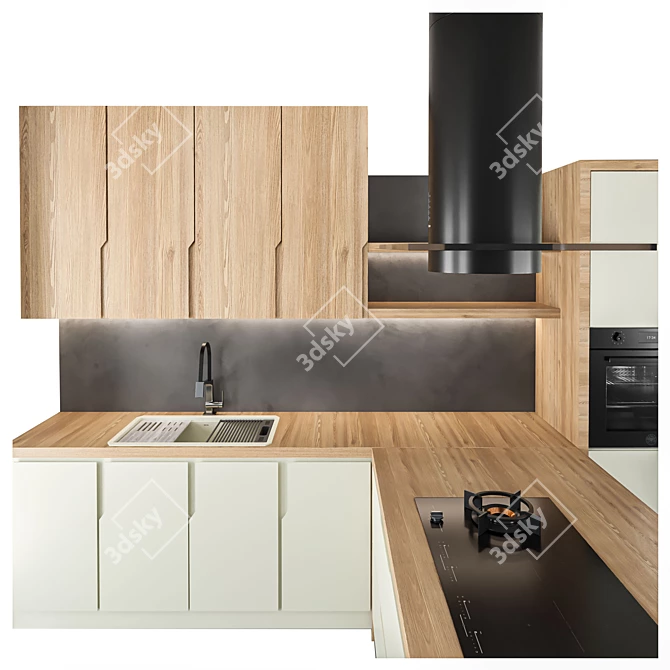 Premium Kitchen Appliance Bundle 3D model image 6