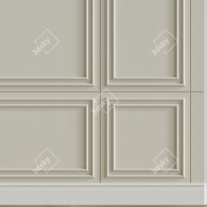 Decorative Stucco with Molding #39 3D model image 5