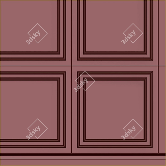 Decorative Stucco with Molding #39 3D model image 7