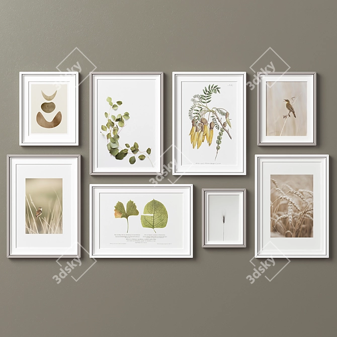 Multi-frame Picture Frames Kit 3D model image 6