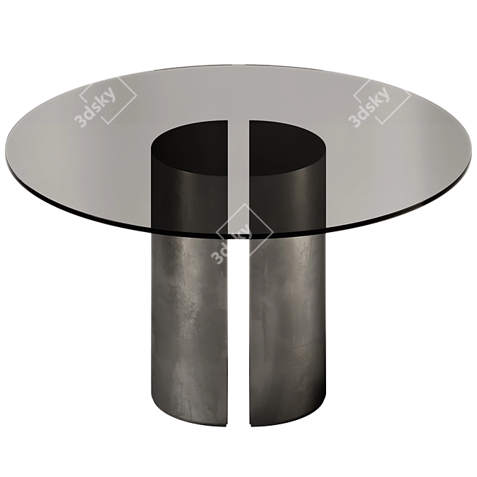 EFORMA DORA Round Table: Elegant & Functional 3D model image 2