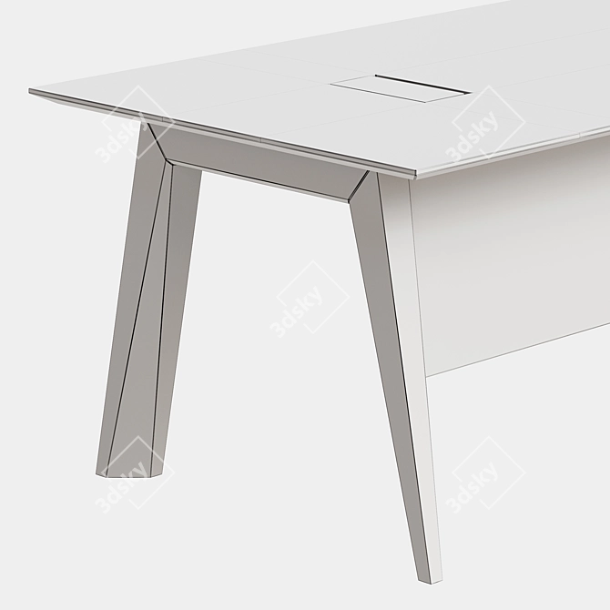 Modern Nobby Writing Desk 3D model image 2