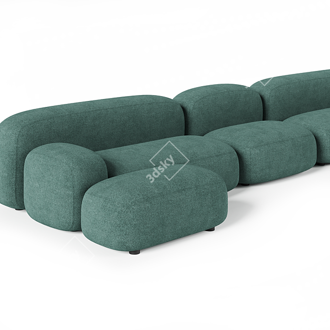 Ribbl Modular Sofa Set 3D model image 4