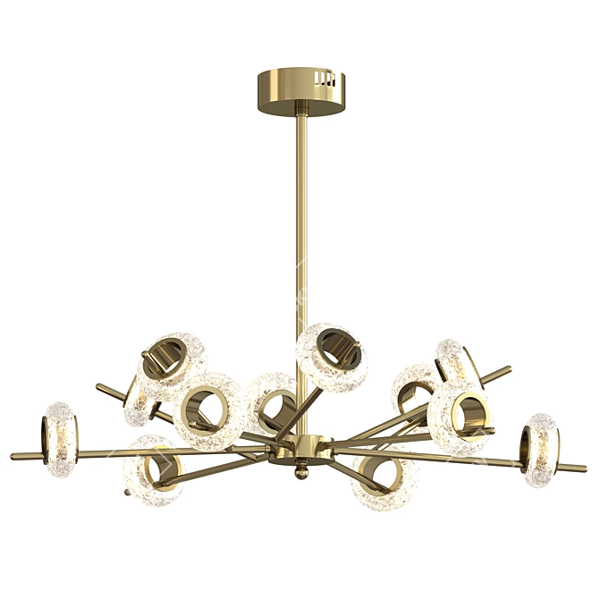 Elegant 2015 Monaco Lamp Fixture 3D model image 1