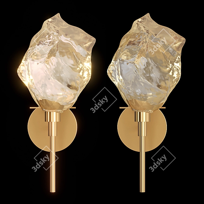 Graceful Wall Sconce Set 3D model image 2