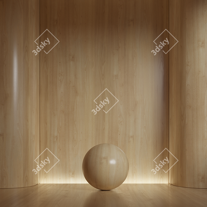 Seamless Wood Material for 3D 3D model image 3