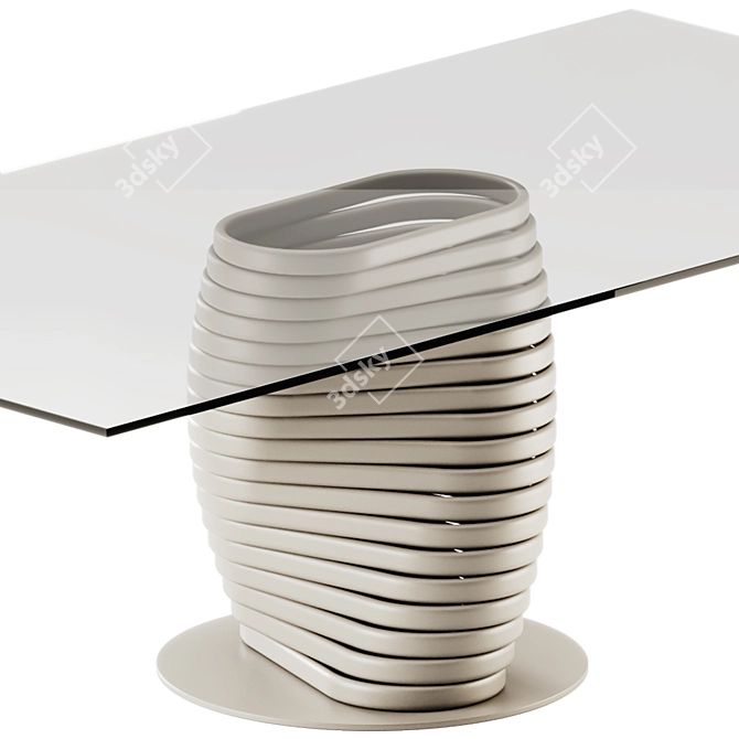 EFORMA ROTOLO Glass Table 3D model image 3