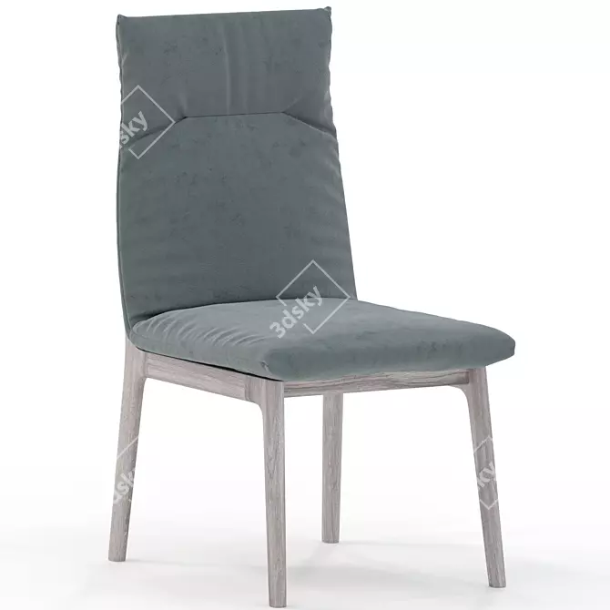 Natuzzi New Saturno Sovrana Chair 3D model image 5