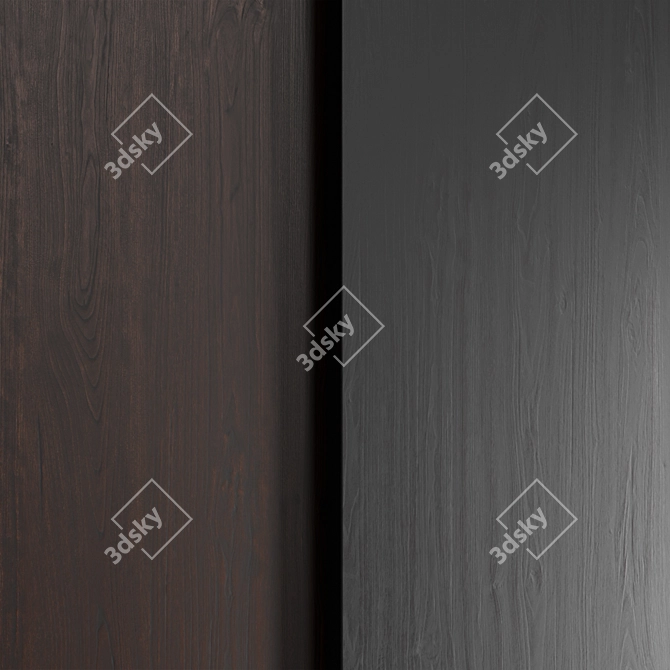 Seamless Oak Texture Pack 3D model image 3