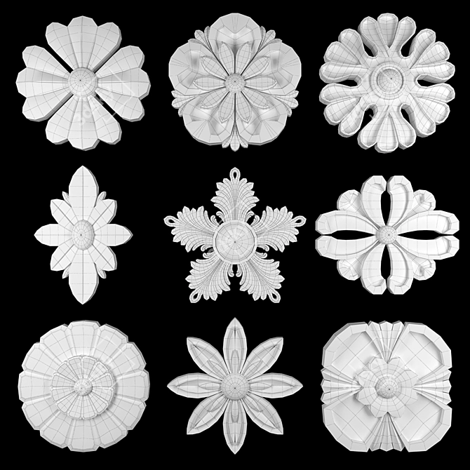 Ornament Pack 3D Max Models 3D model image 4