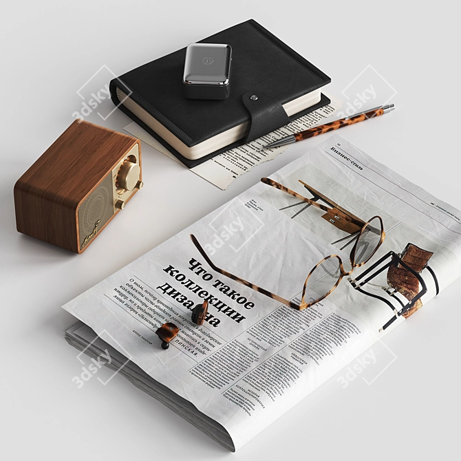 Modern Music-Inspired Home Decor 3D model image 3