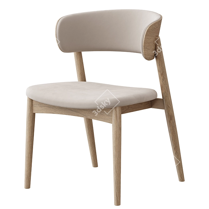 Siena Chair Deep House Modern 3D model image 2