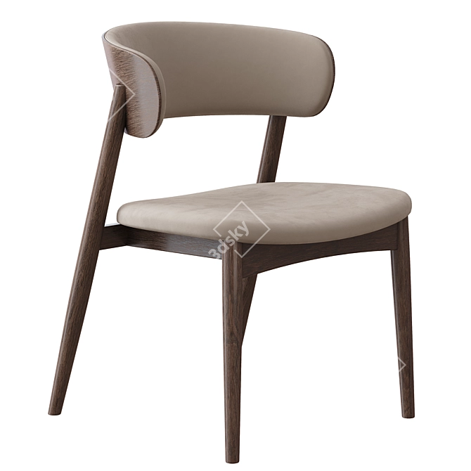 Siena Chair Deep House Modern 3D model image 3