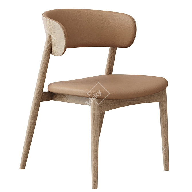 Siena Chair Deep House Modern 3D model image 5