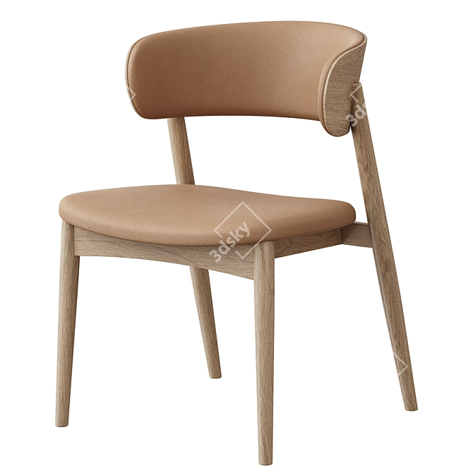 Siena Chair Deep House Modern 3D model image 6