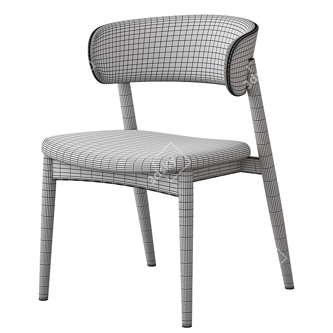 Siena Chair Deep House Modern 3D model image 7