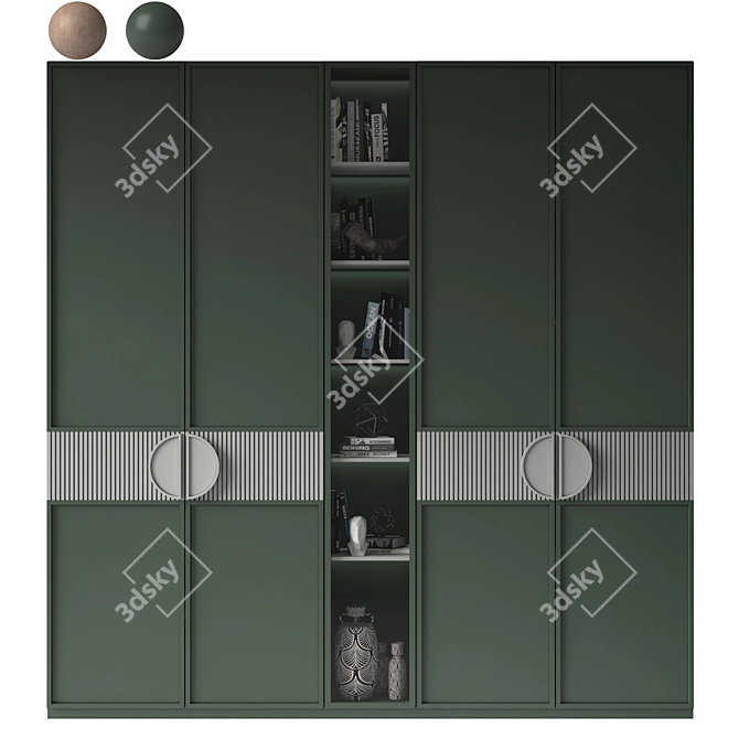 Versatile 3D Wardrobe Model Set 3D model image 2