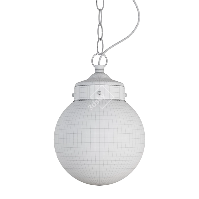 Title: Elegant Lara Pendant Light 3D model image 3