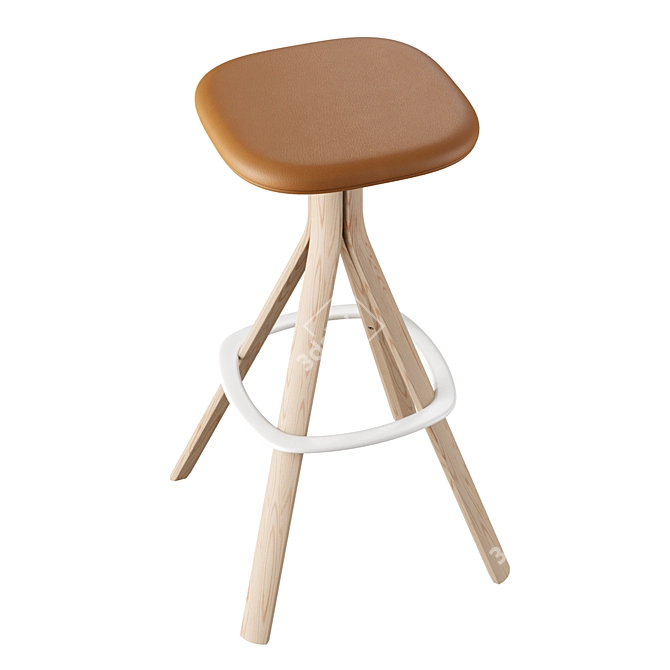 Modern Stool by Lapalma 3D model image 3