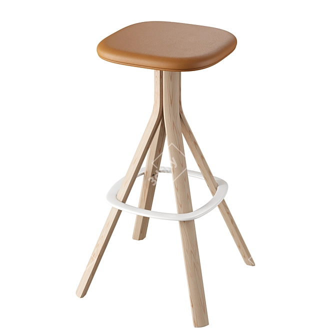 Modern Stool by Lapalma 3D model image 4