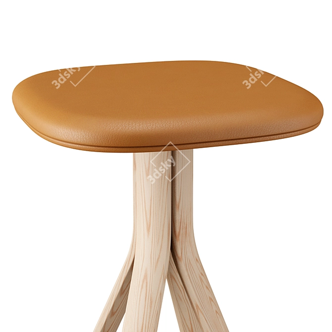 Modern Stool by Lapalma 3D model image 5