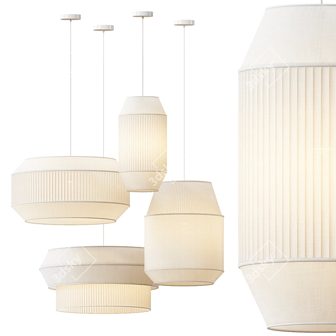 Modern Delta Pendant Lighting Collection 3D model image 3