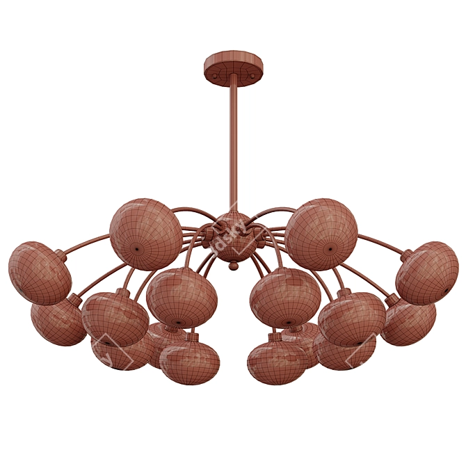 Contemporary Chandelier CONFERO - Stylish Lighting 3D model image 4