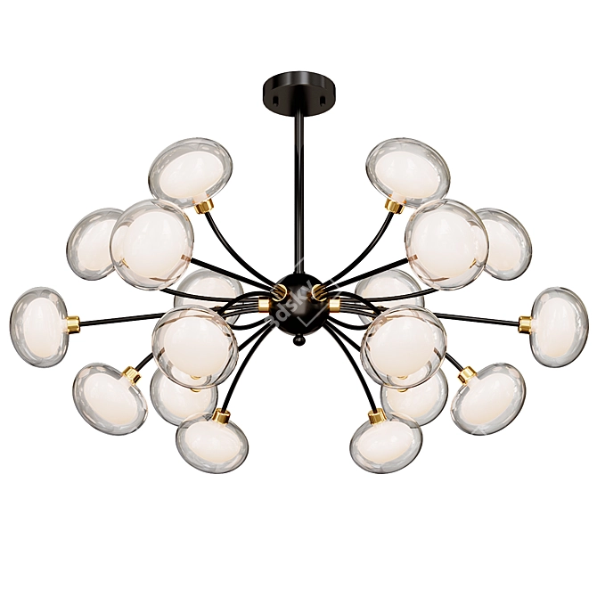 Contemporary Chandelier CONFERO - Stylish Lighting 3D model image 8