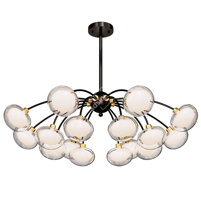 Contemporary Chandelier CONFERO - Stylish Lighting 3D model image 10