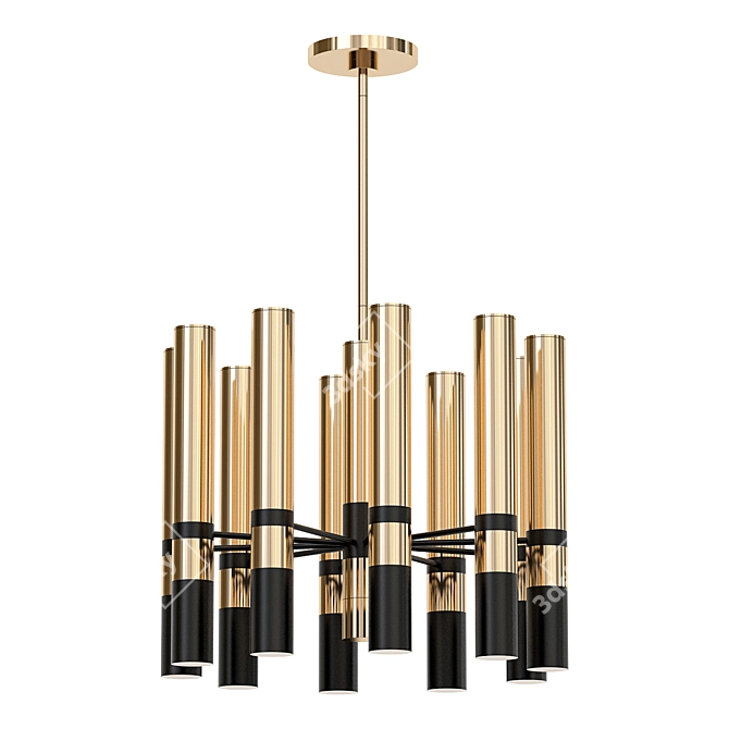 Granville II Suspension Lamp 3D model image 1