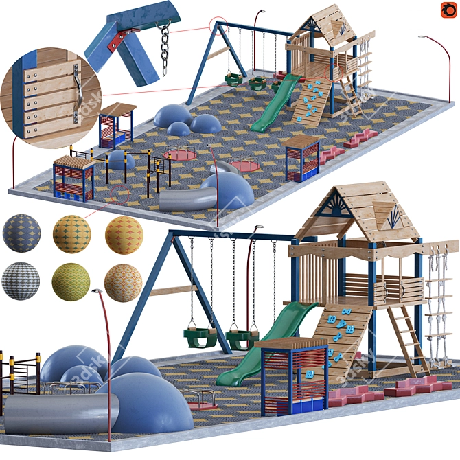  Playground 01: 3D Model 2015 Version 3D model image 1