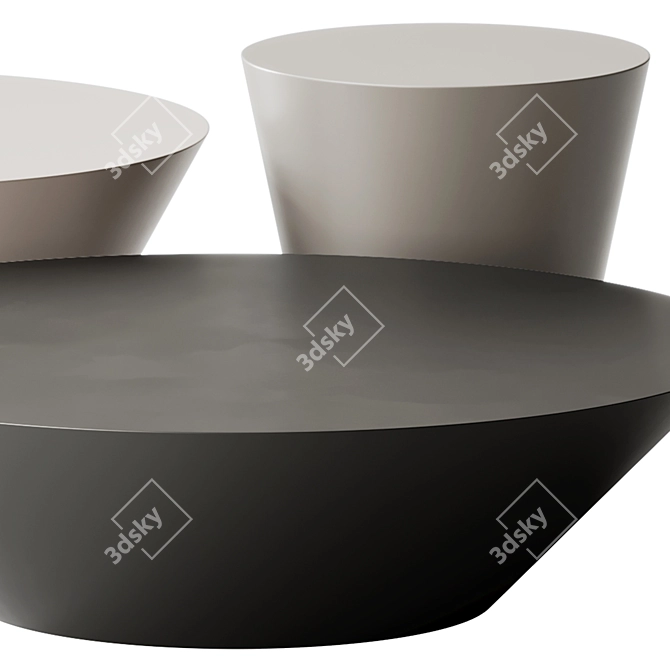 Circular Elegance Coffee Tables by ACERBIS 3D model image 2