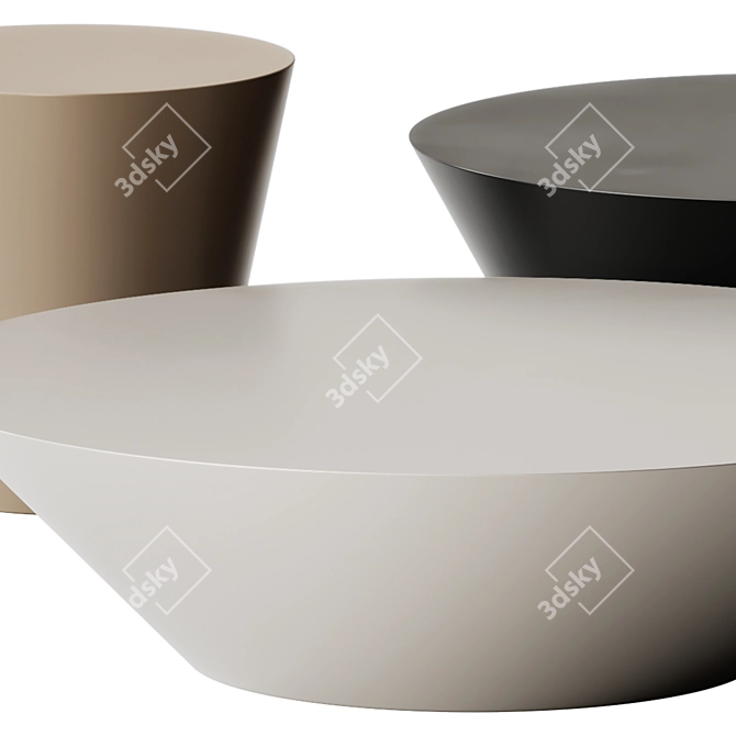 Circular Elegance Coffee Tables by ACERBIS 3D model image 3